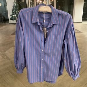 Rails pinstripe blouse L